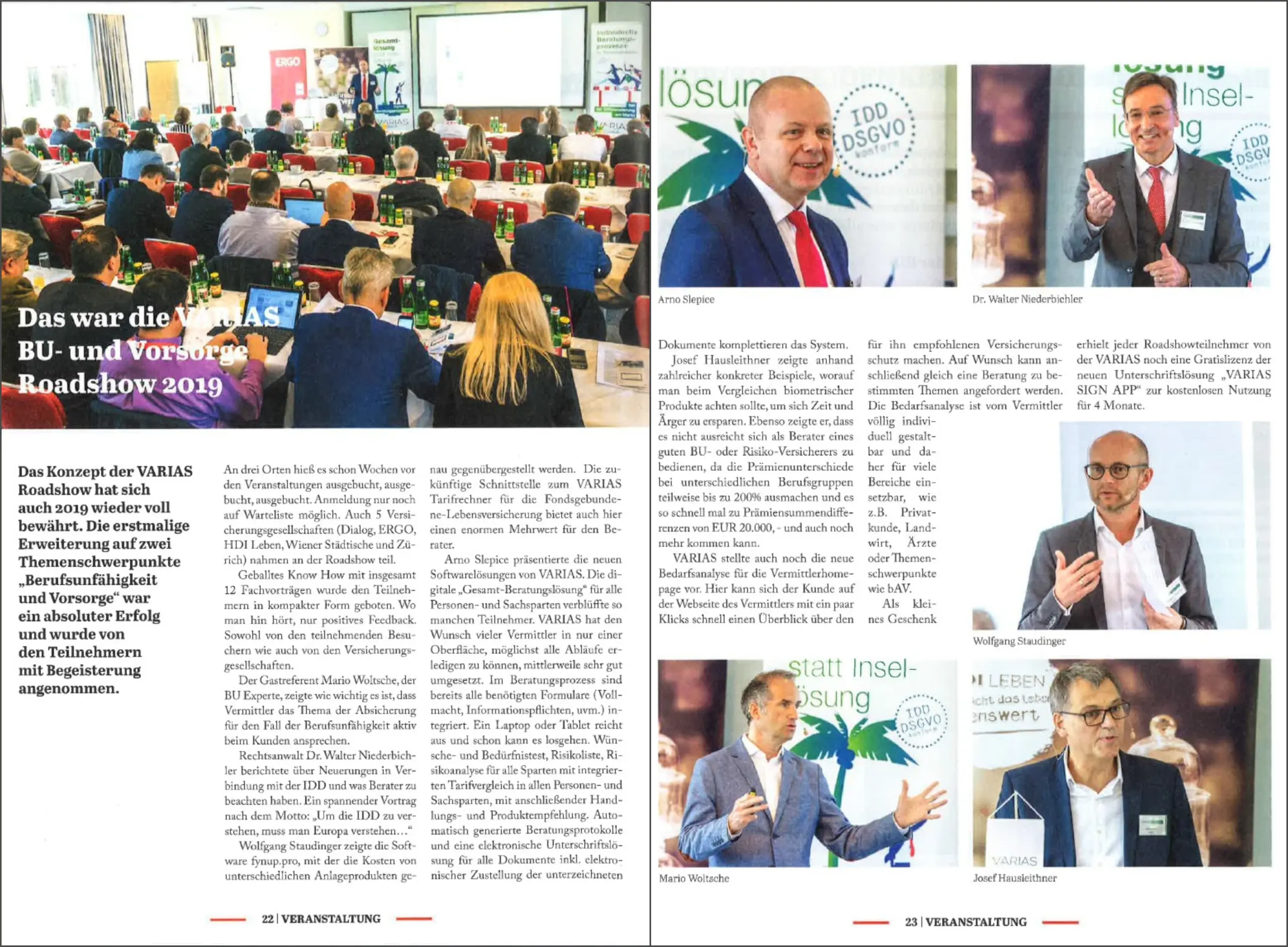 Bericht VARIAS Roadshow 2019